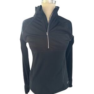 Champion Black Half Zip XS